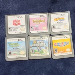 Lot Of 6 Kids Nintendo DS Games